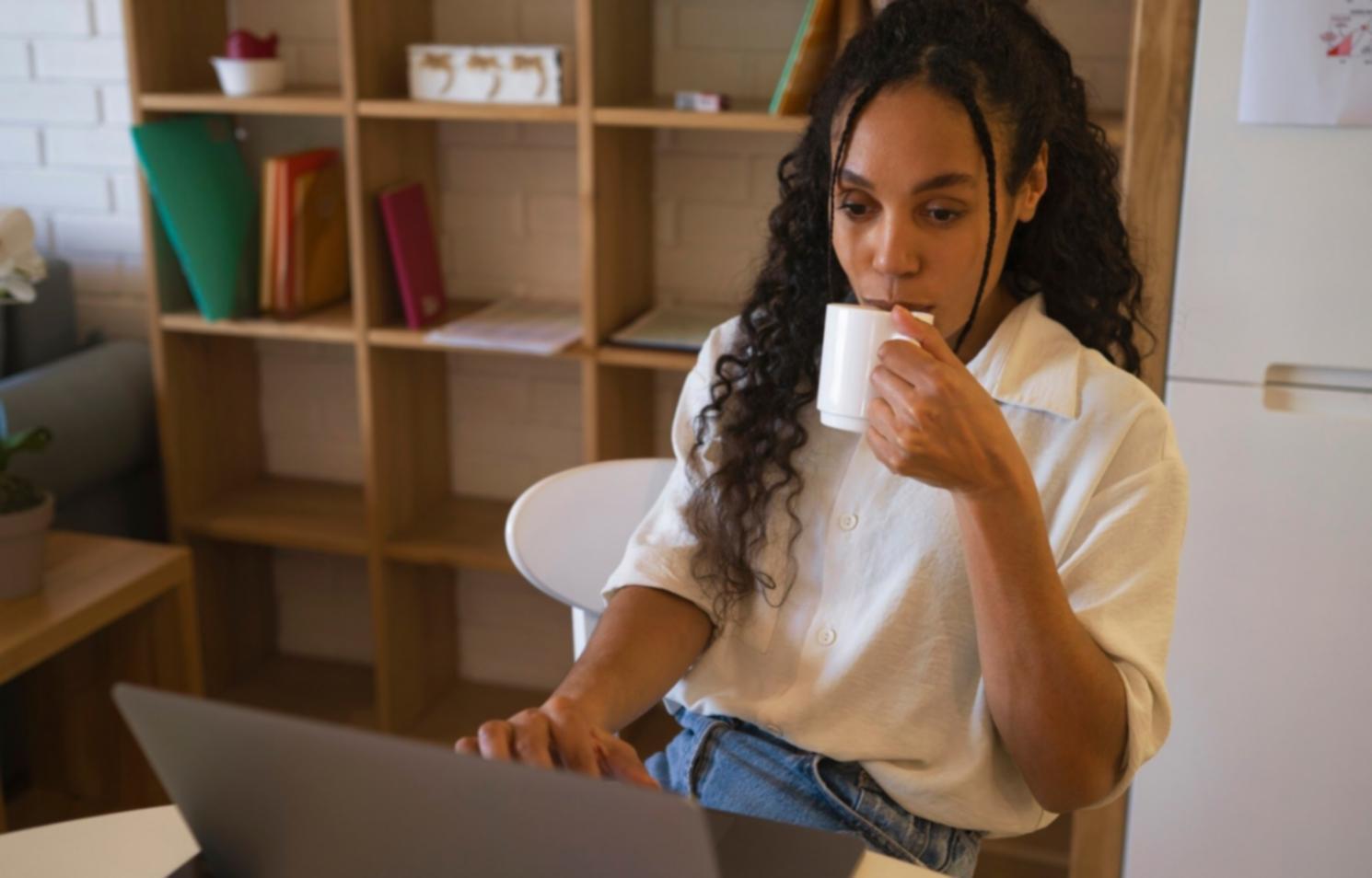 Person using smartphone for budget tracking and financial planning